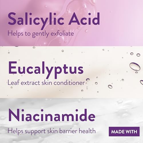 Native Deep Cleansing Facial Cleanser, for Oily to Combination Skin, Sulfate Free, with Salicylic Acid and Eucalyptus, Dermatologist Tested, 12.5 FL Oz