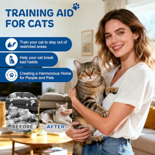 Cat Deterrent Spray, Cat Deterrent for Furniture Protection, Pee Spraying, Excessive Chewing & Scratching Everywhere, Cat Repellent Indoor and Outdoor, Pet-Safe Formula, 5.07 Fl Oz