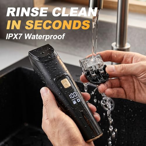 Beard Trimmer for Men, Cordless 18-in-1 Electric Razor & Hair Clipper,Gifts | Waterproof Mustache Grooming Kit, Rechargeable Beard Hair Nose Ear & Body Trimmer, Face Shaver, gift for men,husband & father