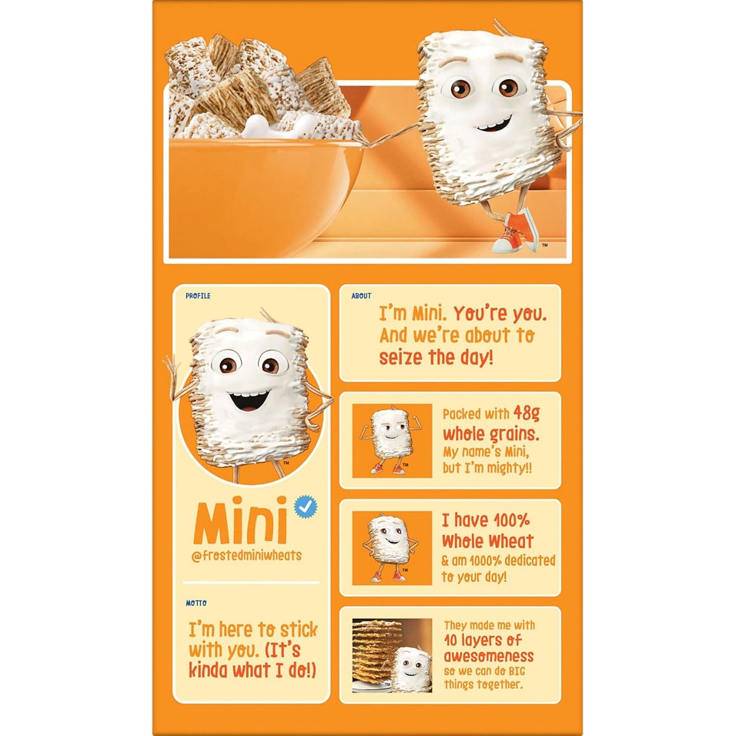 Kellogg‰۪s Frosted Mini-Wheats Breakfast Cereal, High Fiber, 48g Whole Grain, Giant Size, 29.5 oz