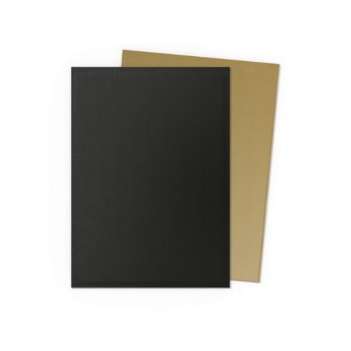 Dragon Shield | Matte Dual Standard Size Card Sleeves | 100ct - Smooth & Tough Premium TCG Sleeves - Compatible with Pokemon, One Piece, and Magic: The Gathering | Black & Gold