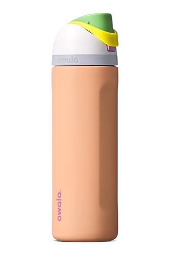 Owala FreeSip Stainless Steel Water Bottle 24 oz Peachy Keen