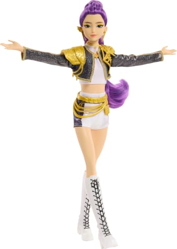 Mattel Kpop Demon Hunters HUNTR/X Rumi “Golden” Singing Doll | Wearing Removable Signature Outfit, 5 Posable Joints, Inspired by the Movie