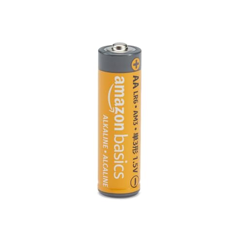 Amazon Basics 20-Pack AA Alkaline Batteries, 1.5 Volt, 10-Year Leak-Free Shelf Life, for Everyday and Household Devices