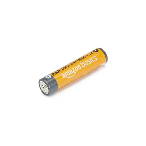 Amazon Basics AAA Long-Lasting Alkaline Batteries, 36-Count, 1.5 Volt, Reliable Performance, 10-Year Shelf Life, Emergency Storage
