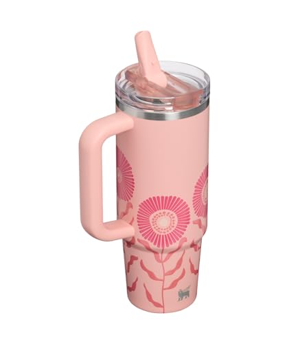 STANLEY Quencher ProTour Flipstraw Tumbler, 30 oz, Sorbet Garden | Built-In Straw & Handle | Cupholder Compatible for Travel | Leakproof Insulated Stainless Steel Cup | BPA-Free