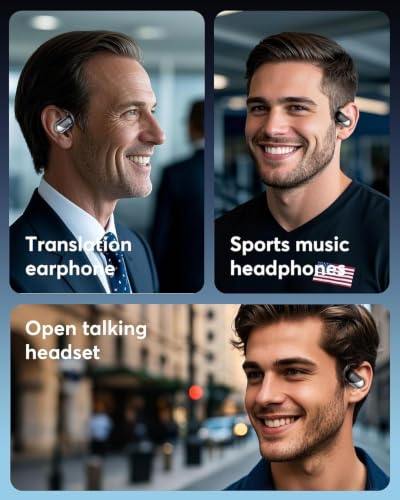 AI Translation Earbuds Real Time - 198 Languages Translator 60H Playtime | Audifonos Traductores Inglés Español, Bluetooth 6.1 Translating Headphones with Charging Case for Travel Meeting Learning
