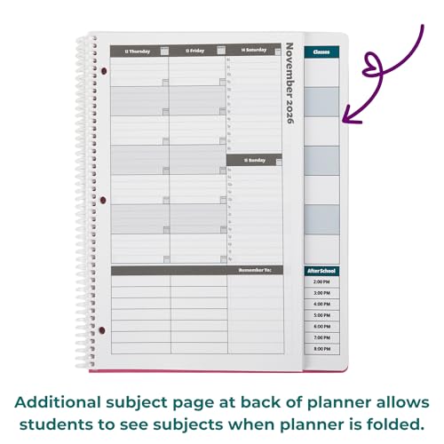 Order Out Of Chaos Academic Planner 2026-2027 Student Planner 8.5 x11 Teal