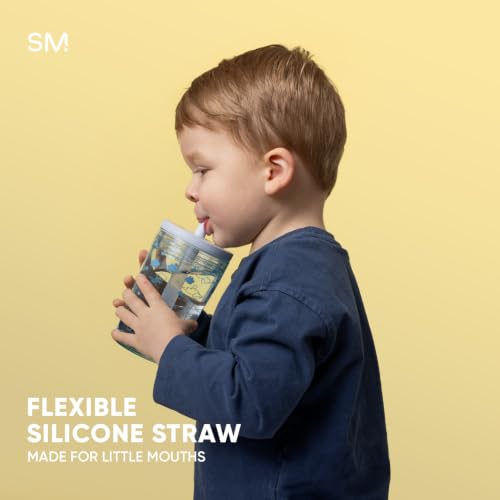 Simple Modern Toddler Tumbler with Straw | 12oz Cute Kids Cup, Farm Animals | Junior Tumbler Kids Water Bottle & Spill Proof Sippy Cup for Girls, Boys | See-Through Lid, Toddler Cup | Farm Animals