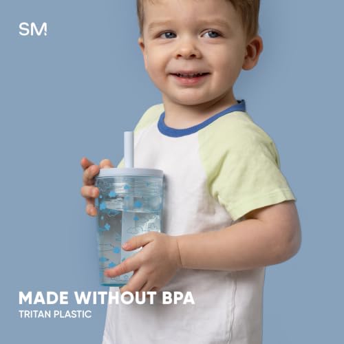Simple Modern Toddler Tumbler with Straw | 12oz Cute Kids Cup, Farm Animals | Junior Tumbler Kids Water Bottle & Spill Proof Sippy Cup for Girls, Boys | See-Through Lid, Toddler Cup | Farm Animals