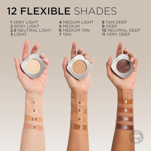 L'Oreal Paris True Match Hyaluron Tinted Balm Foundation, Skincare Foundation with Light to Medium Radiant Coverage, Minimizes Wrinkles and Fine Lines, Non-Comedogenic Formula, Rosy Light 02