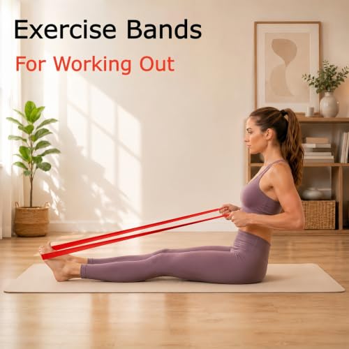 Resistance Bands for Working Out, 5-Level Pull Up Assistance Bands Set | Exercise Bands and Workout Bands for Pull-ups, Strength Training, Stretching, Mobility, and Full-body Home or Gym Workouts.