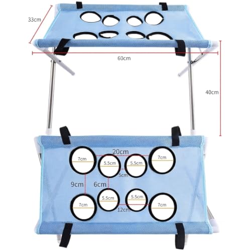 Pet Bathing Hammock for Dogs, Foldable Pet Grooming Table | Pet Washing Station, Ear Cleaning, Bathing Use, Foldable Design, Secure Strap