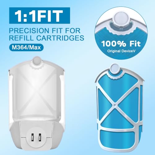 16 Pack Refill Cartridges, 2026 Upgraded Flying Insect Trap Refills Compatible with Flying Insect Trap Indoor Light M364 M364A and Max Fully Compatible Size