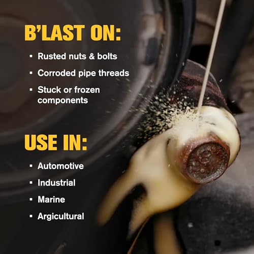 PB Blaster Penetrating Oil Spray, 11 oz Aerosol Cans (2-Pack) – Rust Remover & Bolt Loosener for Stuck Nuts, Bolts & Rusted Parts – Penetrating Catalyst for Automotive & Mechanical Use