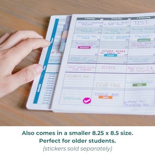 Order Out Of Chaos Academic Planner 2026-2027 Student Planner 8.5 x11 Teal