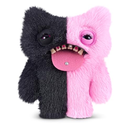 Fuggler Baddies Fuggs 9 Inch (Wide Eyed Weirdo) by ZURU | Funny Ugly Monster with signature teeth; soft & huggable collectible plush; for fans & collectors; gift for tweens & teens
