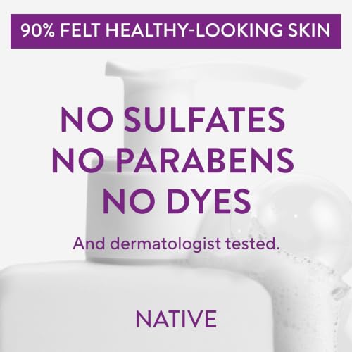 Native Deep Cleansing Facial Cleanser, for Oily to Combination Skin, Sulfate Free, with Salicylic Acid and Eucalyptus, Dermatologist Tested, 12.5 FL Oz