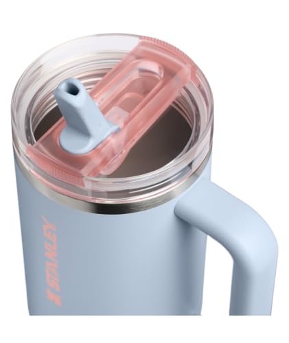 STANLEY Quencher ProTour Flipstraw Tumbler, 40 oz, Blue Dream | Built-In Straw & Handle | Cupholder Compatible for Travel | Leakproof Insulated Stainless Steel Cup | BPA-Free
