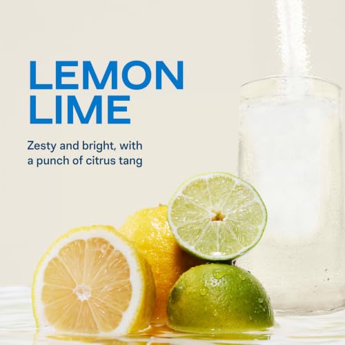 Liquid I.V. Hydration Electrolytes, Lemon Lime, 16 Count | Scientifically Formulated | Clinically Proven Hydration | No Artificial Sweeteners | Non-GMO | Vegan | Powder Drink Mix
