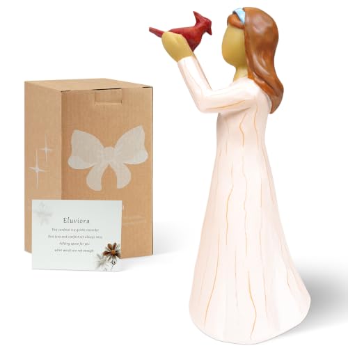 Sympathy Gifts for Loss of Loved One: 5.5" Cardinal Gifts for Women - Sympathy Gift for Loss of Mother Baby - Hand-Painted Bereavement Memorial Gifts for Lover and Friend