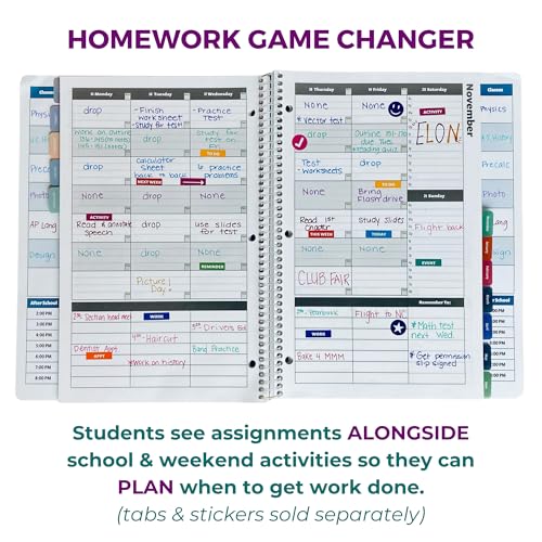 Order Out Of Chaos Academic Planner 2026-2027 Student Planner 8.5 x11 Teal