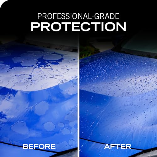 Turtle Wax Hybrid Solutions Pure Bead Advanced Car Coating Spray For Auto, Home & Marine Use, Clear Coat Paint Protection, Streak-Free, Safe for Glass, Metal, Plastics & More, 16 oz (Pack of 1)
