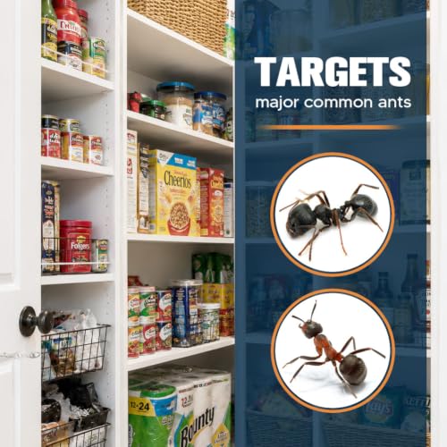 Ant Away Repellent Indoor Use, Keep Ants Away for Outdoor, Helps Keep Sugar Ant & Black Ants Away for Kitchen, Cabinets & Entry Points, Kid & Pet Safe-6P