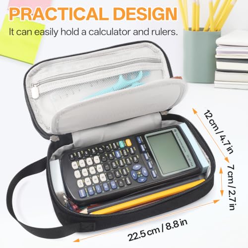 Pencil Case Large, High Capacity Canvas Big Pencil Pouch Organizer Holder | 5 Compartments Pockets Sturdy Zipper, Cute Pencil Case for School Office Student Teen