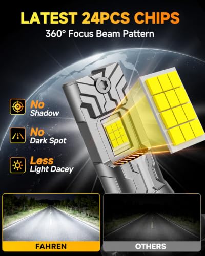 Ursprung 2026 𝐋𝐚𝐭𝐞𝐬𝐭-𝐆𝐞𝐧 H7/H7LL Bulbs, 900000LM 1200% 6500K Cool White, Real 1:1 Mini OEM Size, No Adapter Needed, Canbus Ready,10-Year Service Life, automotive-daytime-running-light-modules