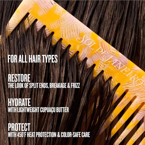 Sol de Janeiro Milky Leave-In Conditioner Heat Protection Spray For Hair | Fights Frizz,Detangles, Vegan Formula