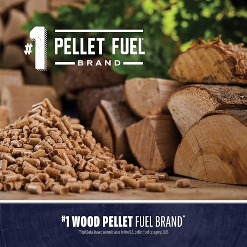 Pit Boss 100% All Natural BBQ Hardwood Pellets for Cooking, Grilling, and Smoking | 15 lbs. Wood Pellets for Pellet Grills and BBQ Smokers | Competition Blend