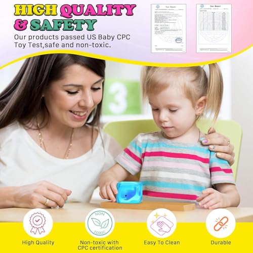 Squishy Fidget Toys Stress Cube - Squeeze Toys Stress Balls for Adults Slow Rising Squishies Glow in The Dark Sugar Sensory Toys for Kids with Autism Stress Relief Fidgets for Classroom Prize Toys
