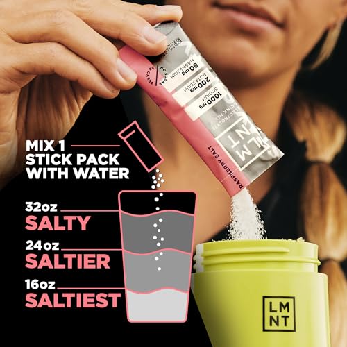 LMNT Zero Sugar Electrolytes - Raspberry Salt | Drink Mix | 30-Count