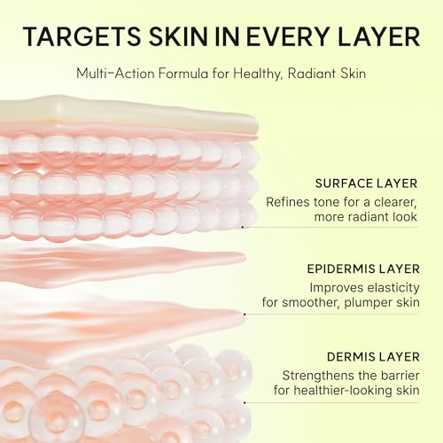 Arencia Vitamin C Booster Shot Serum with Glutathione, Niacinamide and Vitamin E for Dark Spot Care, Fine Lines & Wrinkles, Glass Skin, Korean Skincare 30ml/1.01 fl.oz