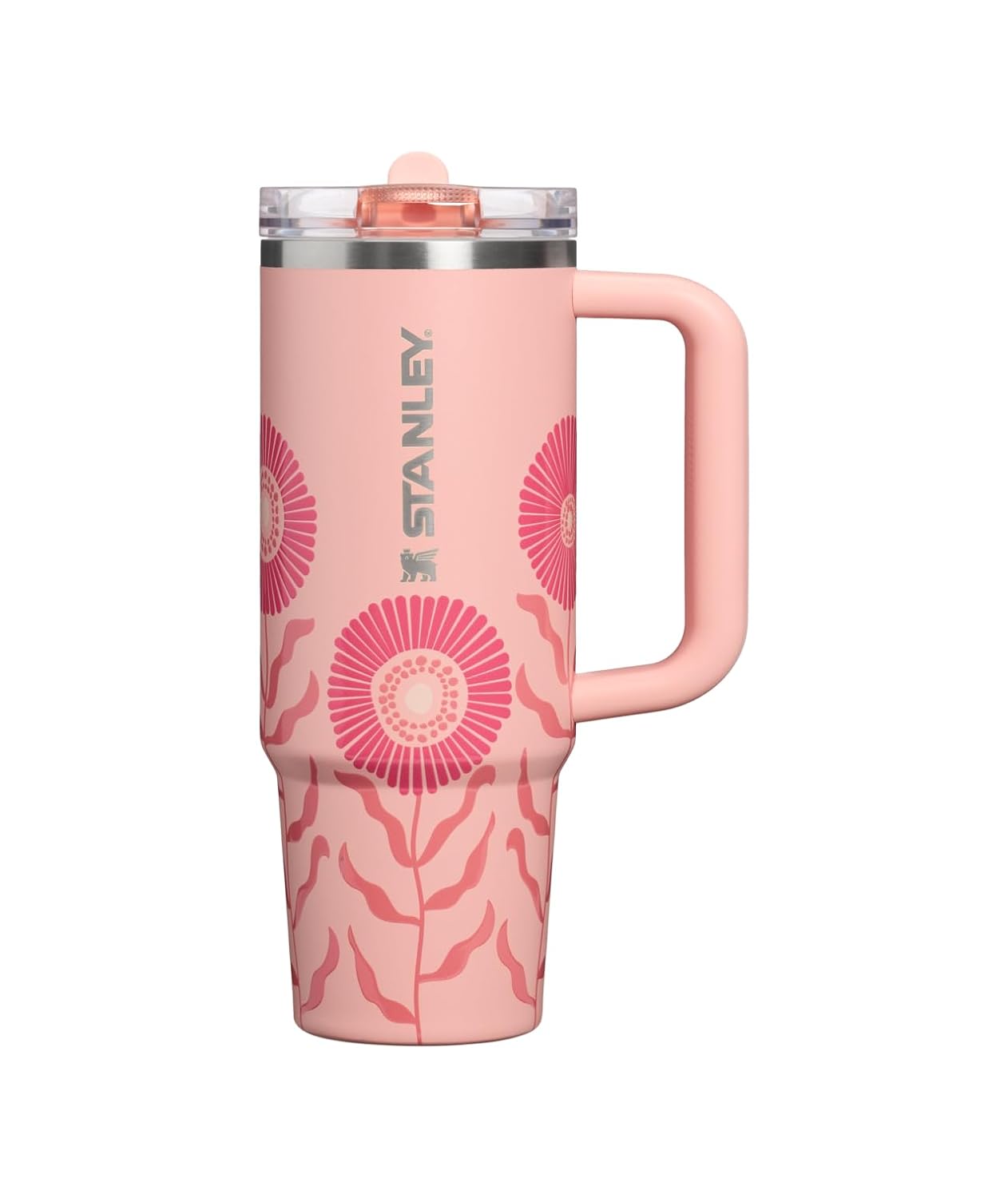 STANLEY Quencher ProTour Flipstraw Tumbler, 30 oz, Sorbet Garden | Built-In Straw & Handle | Cupholder Compatible for Travel | Leakproof Insulated Stainless Steel Cup | BPA-Free