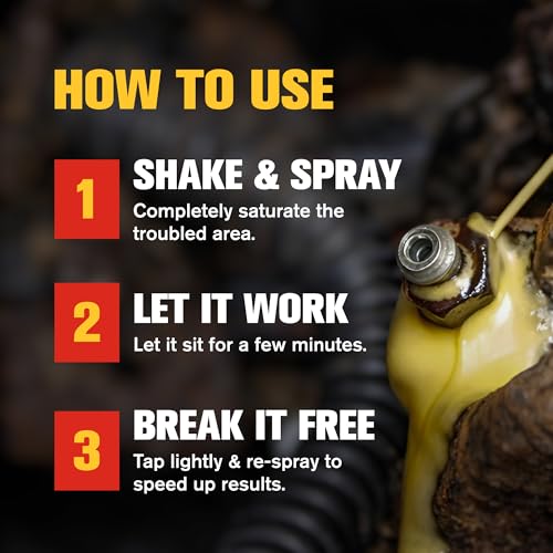 PB Blaster Penetrating Oil Spray, 11 oz Aerosol Cans (2-Pack) – Rust Remover & Bolt Loosener for Stuck Nuts, Bolts & Rusted Parts – Penetrating Catalyst for Automotive & Mechanical Use