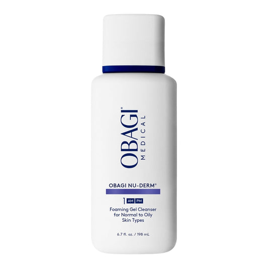 Obagi Nu-Derm Foaming Gel Cleanser for Face ‰ÛÒ Deep-Cleansing & Hydrating Facial Cleanser with Aloe Vera ‰ÛÒ For Normal to Oily Skin Types