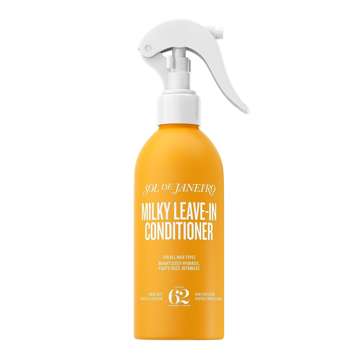 Sol de Janeiro Milky Leave-In Conditioner Heat Protection Spray For Hair | Fights Frizz,Detangles, Vegan Formula