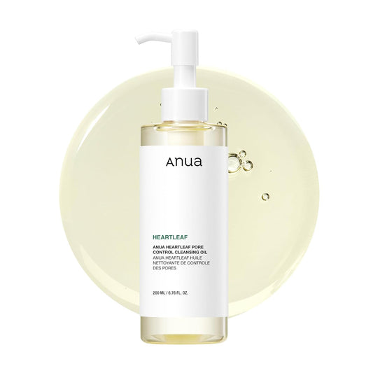 Anua Heartleaf Pore Control Cleansing Oil, Pore Cleanser, Sebum Care, Gentle Melting Oil Cleanser for Face, Safe For All Skin Type, Daily Hydrating Makeup...