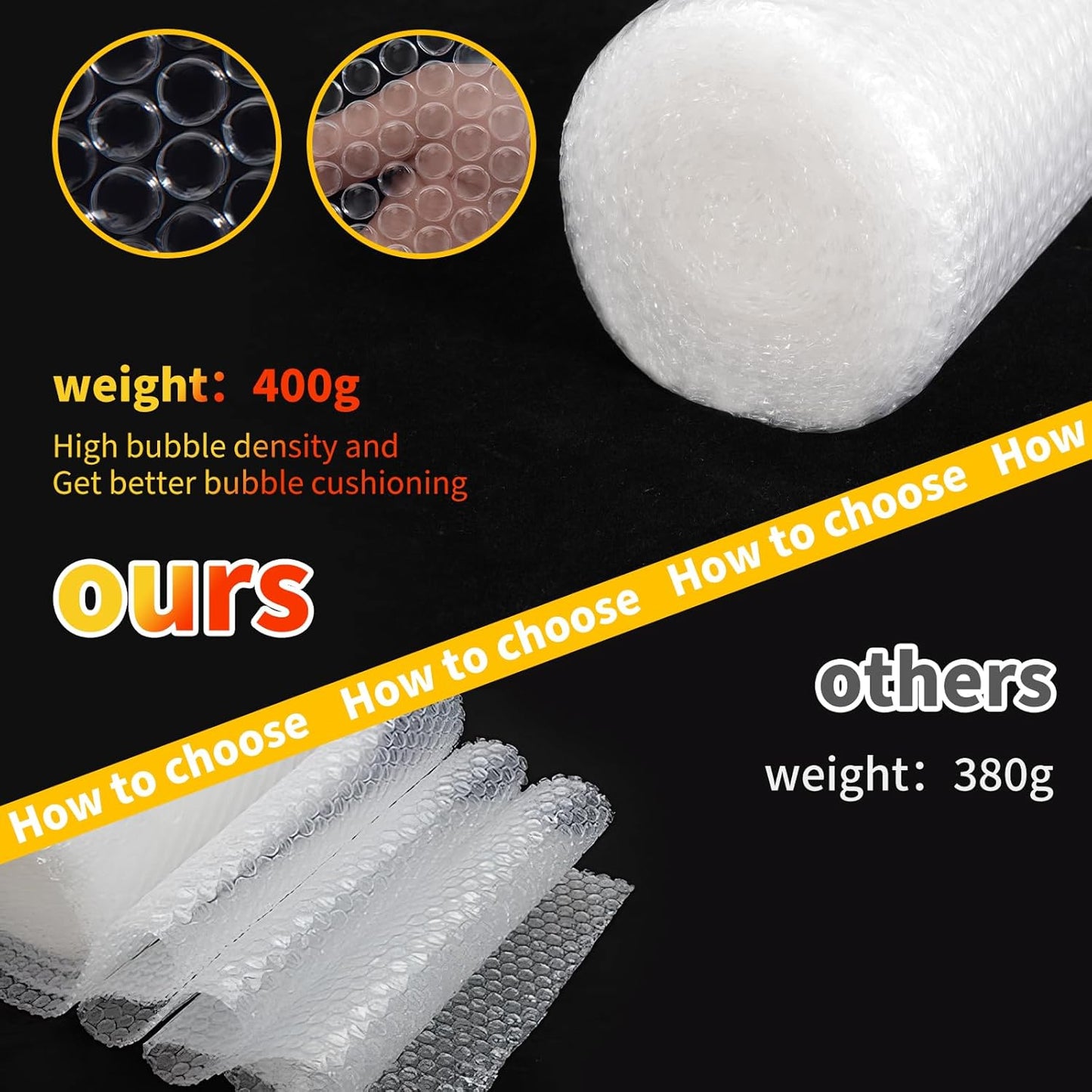 Bubble Cushioning Wrap 2 Pack 12 Inch x 72 ft Bubble Wrap for Packing•?ÎMoving Boxes and Shipping for Your Business•?ÎPerforated Every 12 in.Suitable for Filling Packaging Boxes.