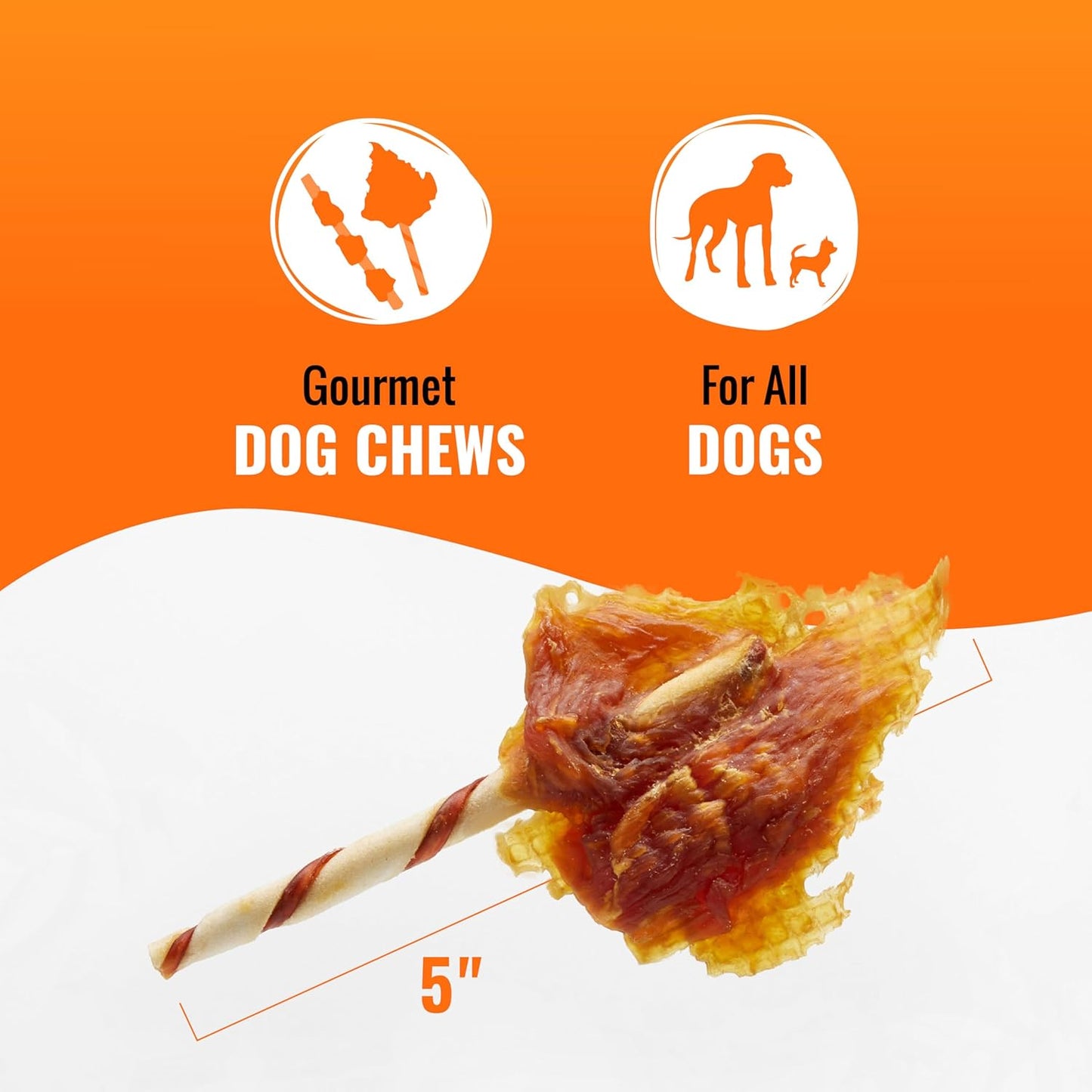 Good ‰Û÷n‰۪ Fun Triple Flavor Wings Chews for All Dogs, 12 Ounces, Treat Your Dog to Long-Lasting Chews Made from Chicken, Pork Hide and Beef Hide