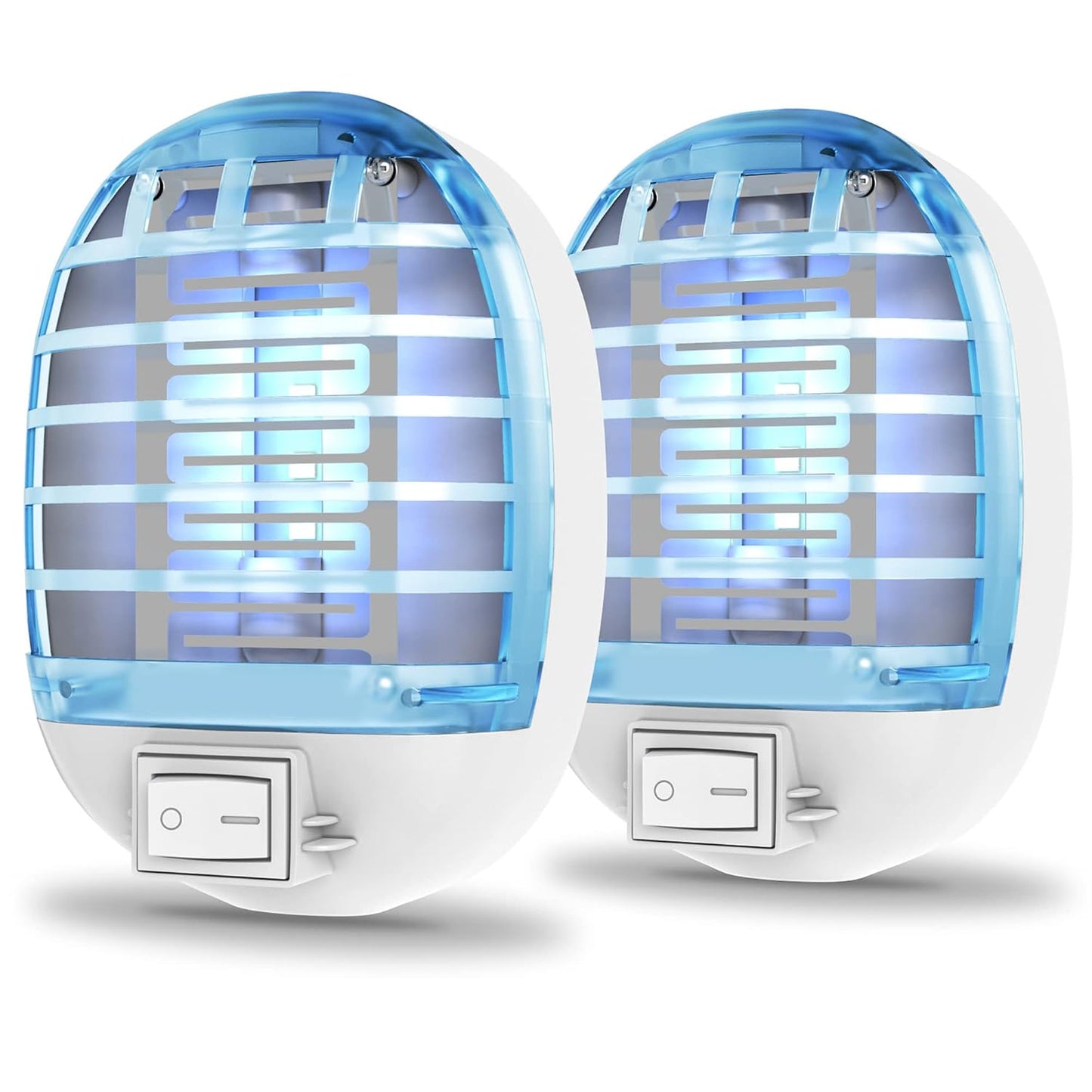Bug Zapper Indoor, Mosquito Zapper Indoor with Blue Lights for Living Room | 2 Packs Electronic Mosquito Trap indoor, Mosquitoes Killer for Home, Fly Trap Insect Killerfor Kitchen, Baby Room