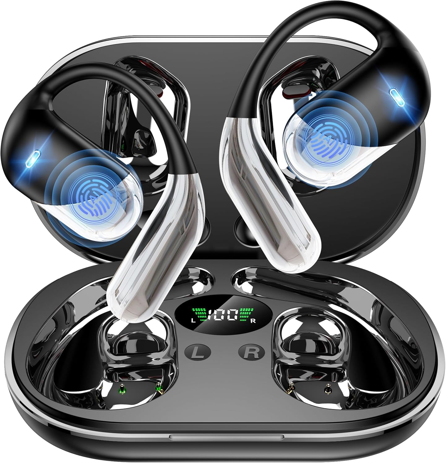 AI Translation Earbuds Real Time - 198 Languages Translator 60H Playtime | Audifonos Traductores Inglés Español, Bluetooth 6.1 Translating Headphones with Charging Case for Travel Meeting Learning