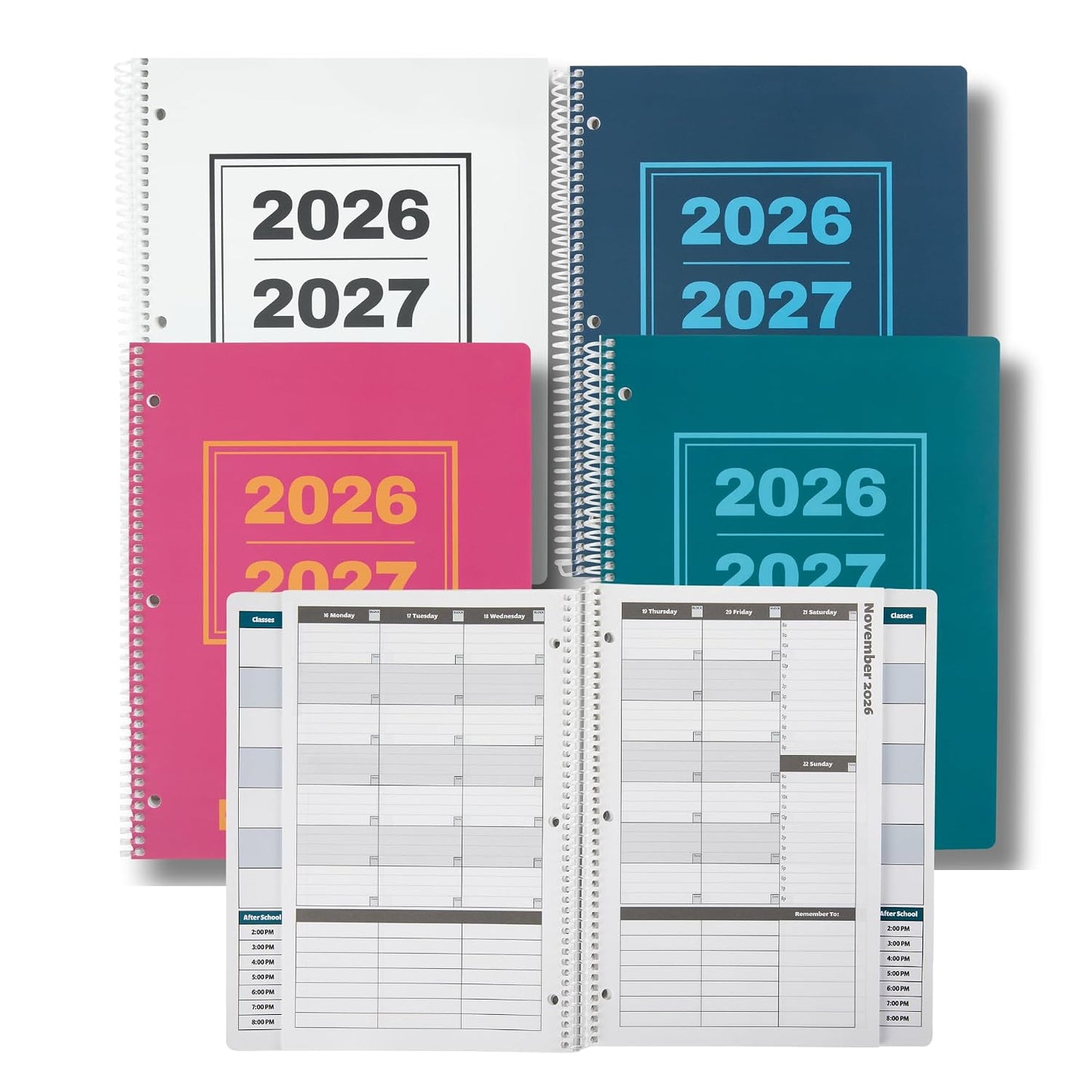 Order Out Of Chaos Academic Planner 2026-2027 Student Planner 8.5 x11 Teal