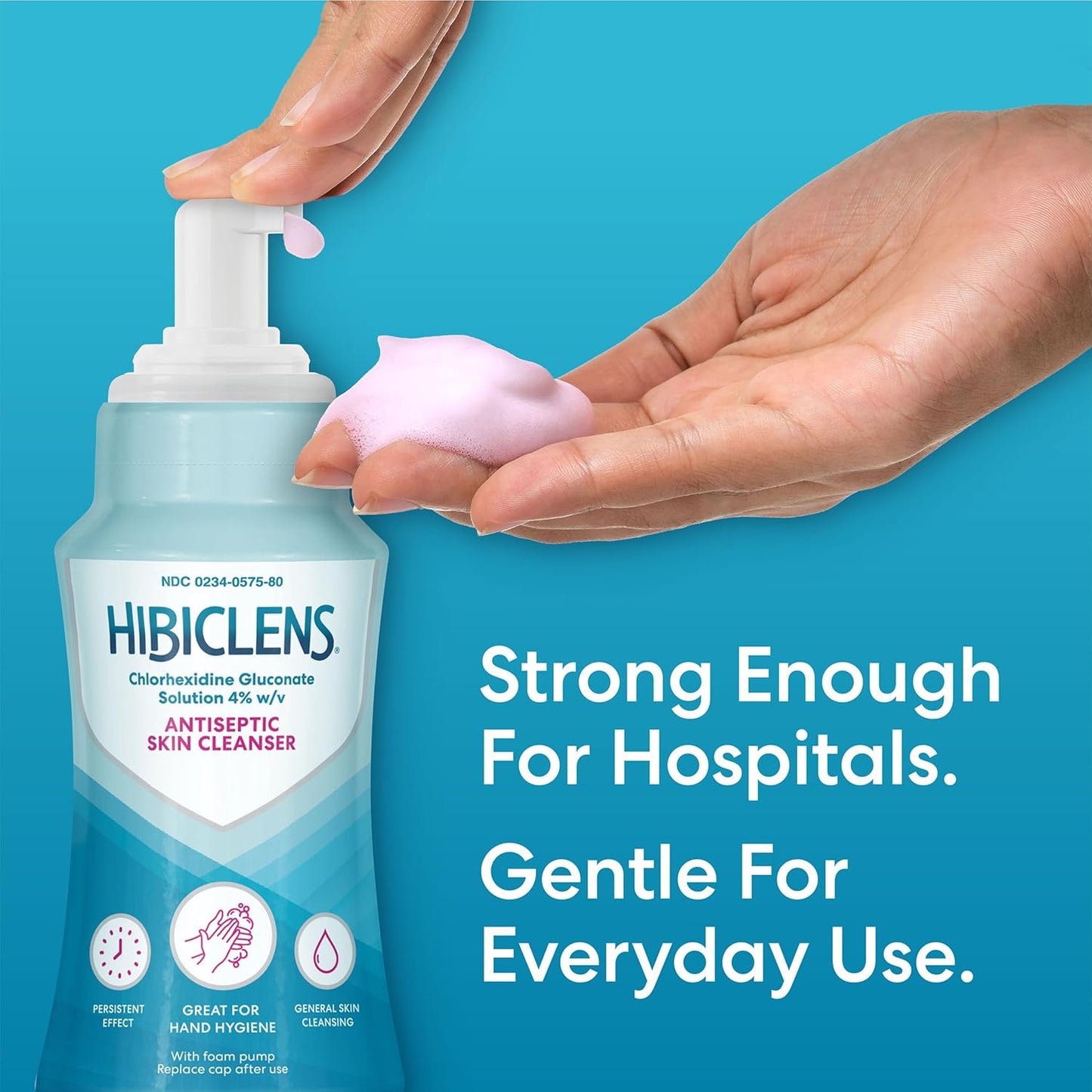 Hibiclens ‰ÛÒ Antimicrobial and Antiseptic Soap and Skin Cleanser ‰ÛÒ 8 oz with Foaming Pump ‰ÛÒ for Home and Hospital ‰ÛÒ 4% CHG