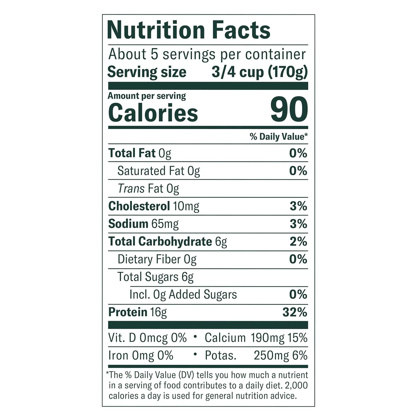 Chobaniå¨ Non-Fat Plain Greek Yogurt 32oz
