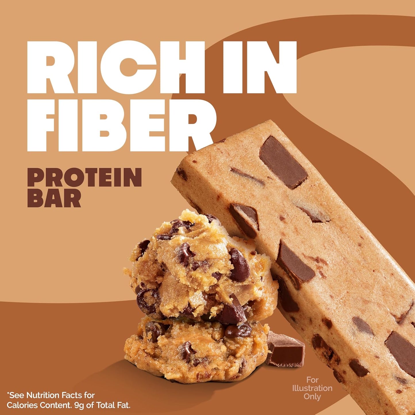 Quest Nutrition Chocolate Chip Cookie Dough Protein Bars, High Protein, Low Carb, Gluten Free, Keto Friendly, 12 Count