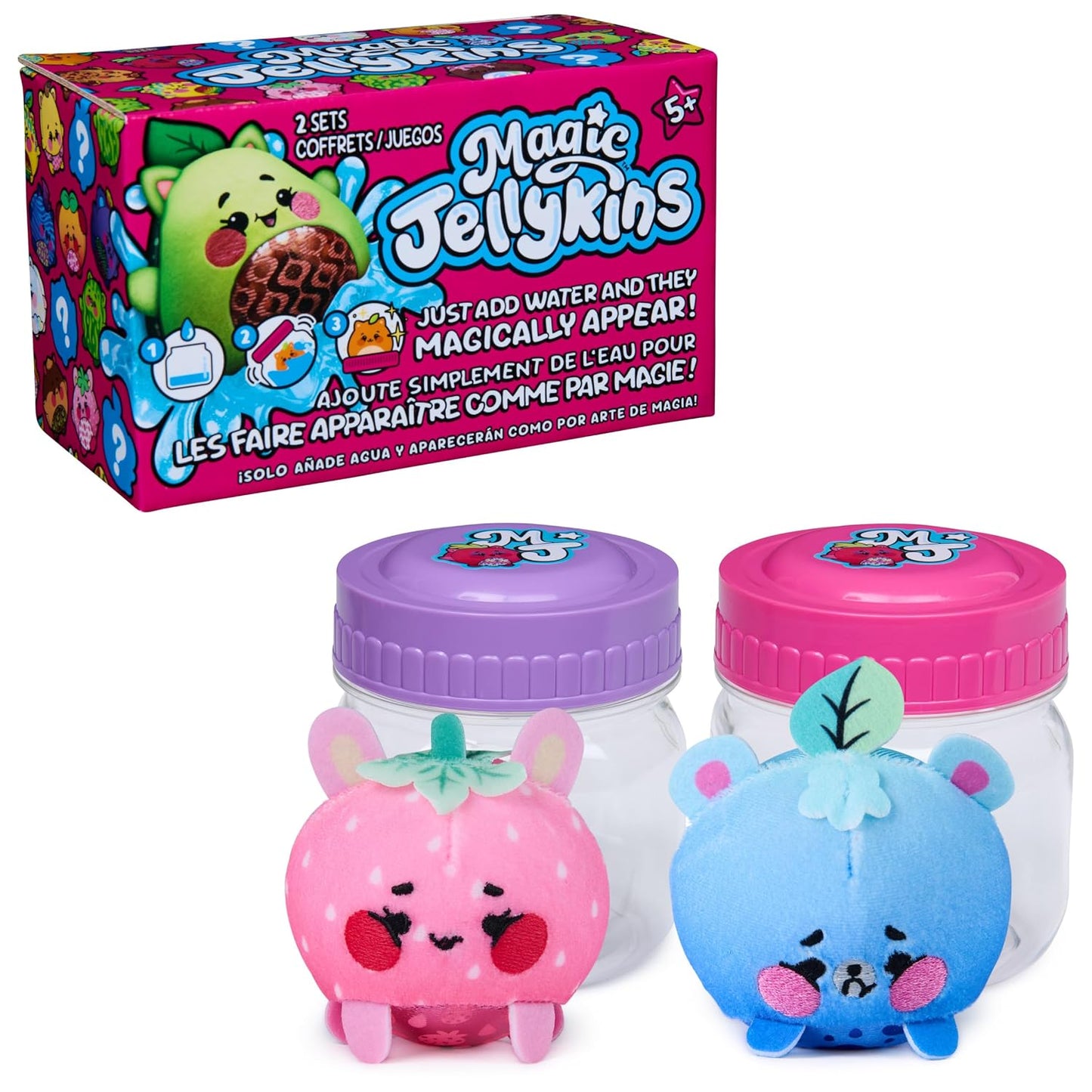 3-Inch Water-Activated Surprise Toys 2-Pack | Global Trend Toy Provides Fun Surprise Unboxing and Collectability with Themed Waves; Sensory Details Encourage Tactile Play