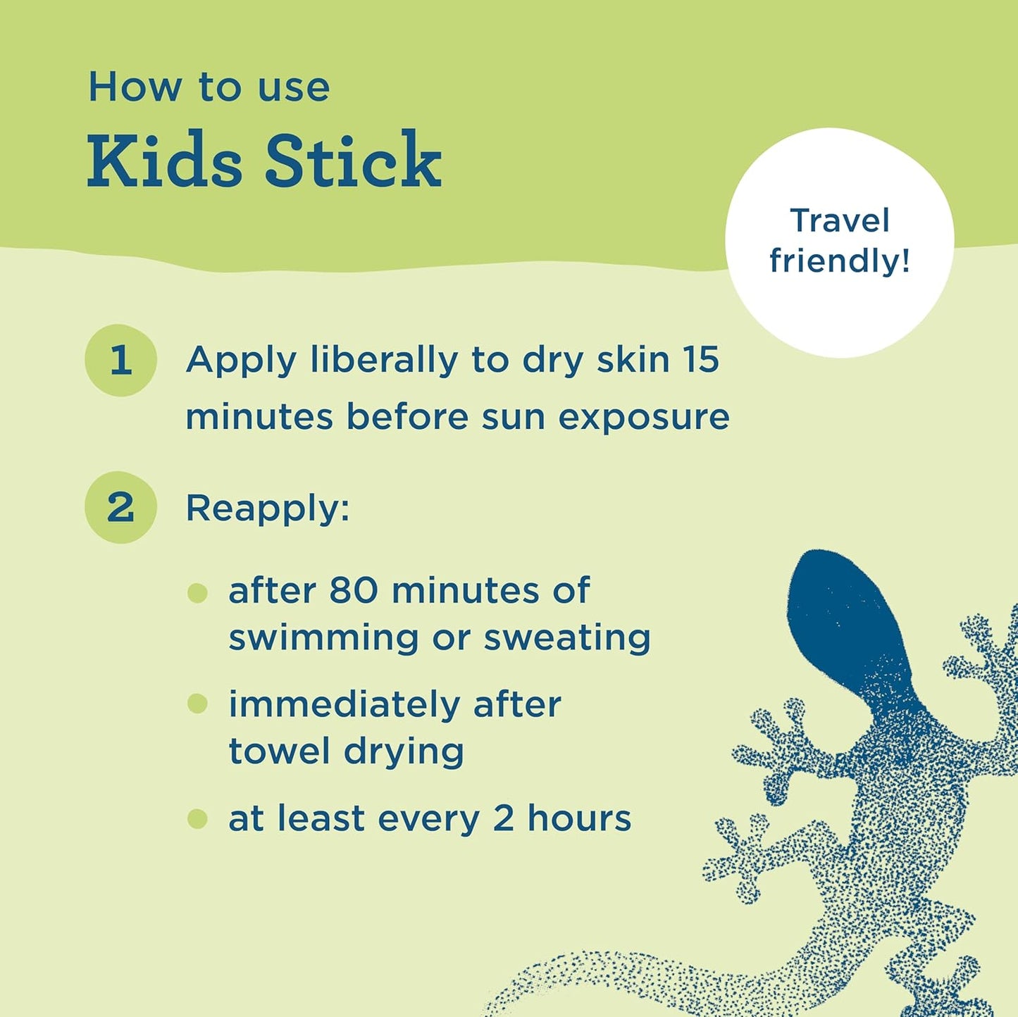 Blue Lizard Kids Mineral SPF 50 Sunscreen Stick, Zinc Oxide, 100% Mineral Actives, Developed for Kids‰۪ Sensitive Skin, TSA-Friendly, Vegan, Paraben-free, Fragrance-Free, 0.5 oz